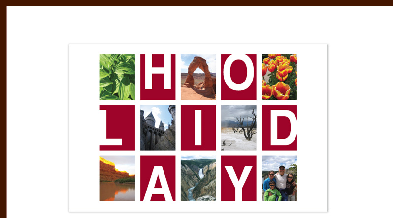 Beale holiday card
