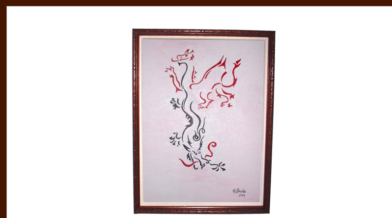 Dragon painting