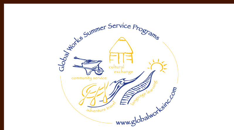 Global Works tshirt illustration
