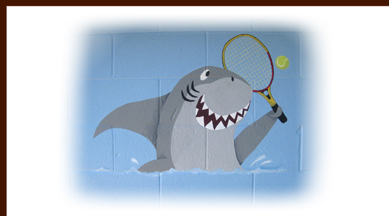 NHSTC Sharks mural