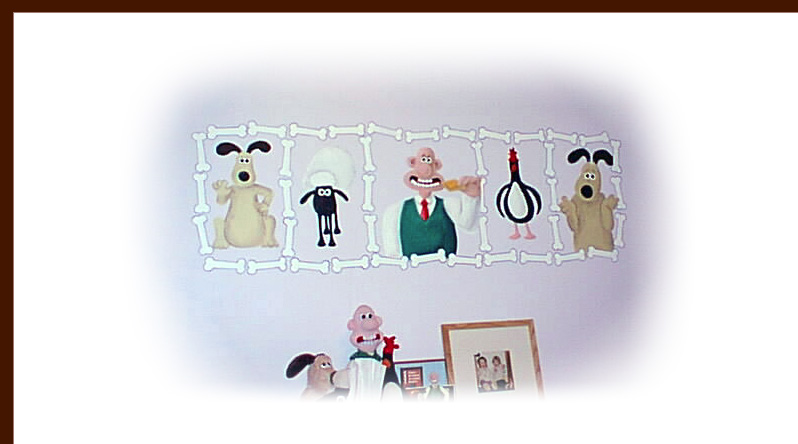 Wallace and Gromit mural