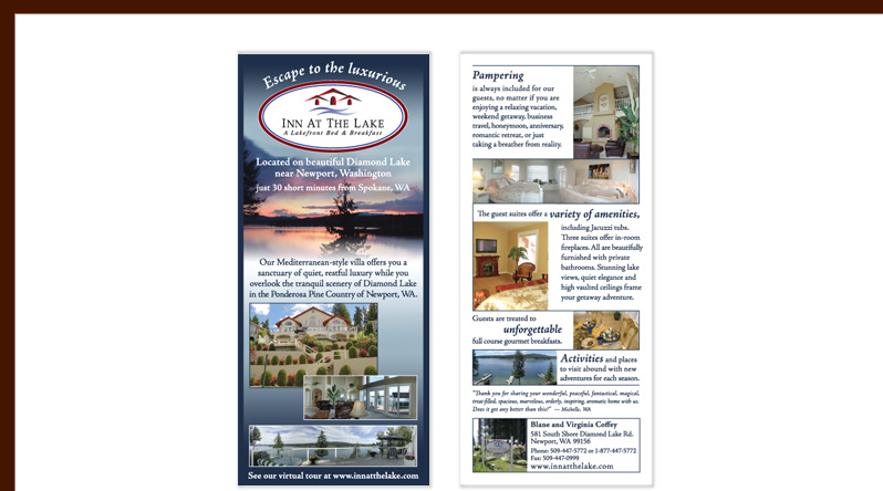 Inn at the Lake rackcard