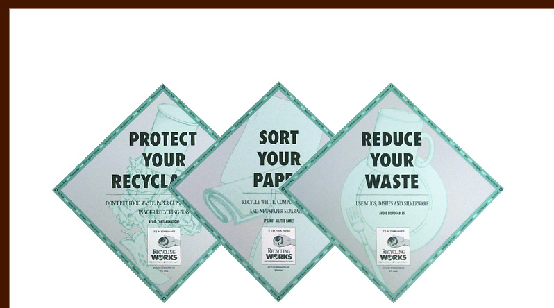 Recycling posters